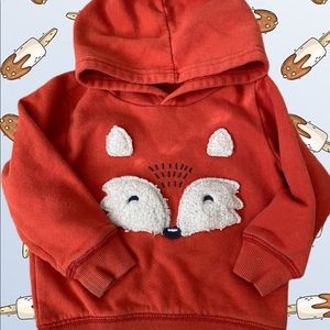 Fox hooded sweatshirt